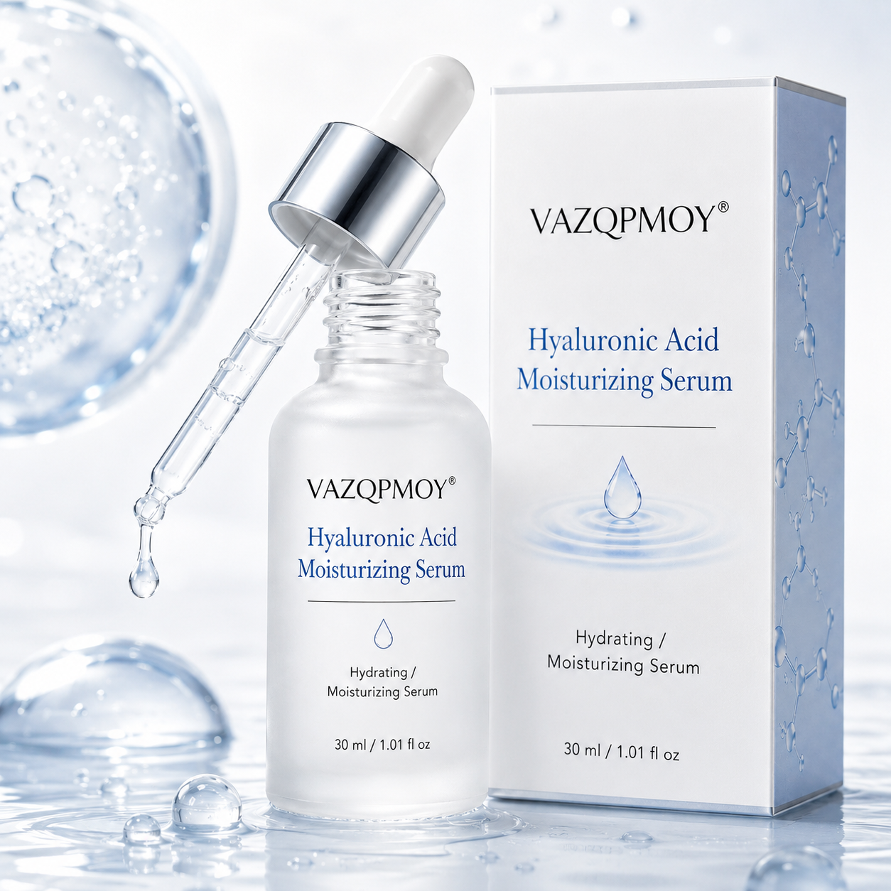 VAZQPMOY® Sérum hydratant à l'acide hyaluronique