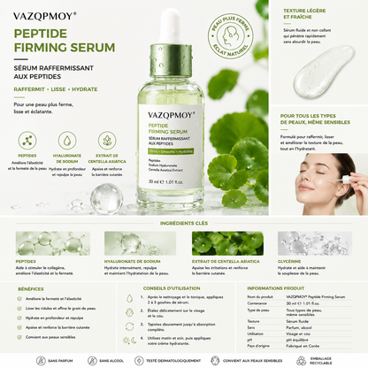 VAZQPMOY® Sérum raffermissant aux peptides