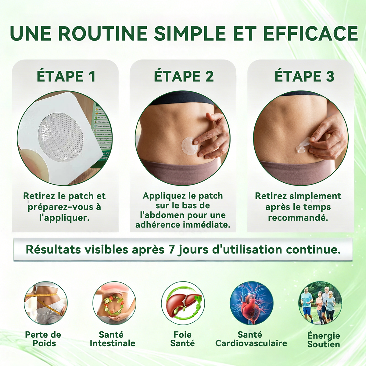 🔥 Nouveauté | Patch Purelora® 10-en-1 aux nanomicroneedles : Berbérine, Vinaigre de cidre et EGCG — Brûle les graisses tenaces • Réduit les rides • Favorise le confort articulaire (Résultats visibles en seulement 7 jours)
