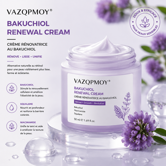 VAZQPMOY®Crème régénérante au bakuchiol