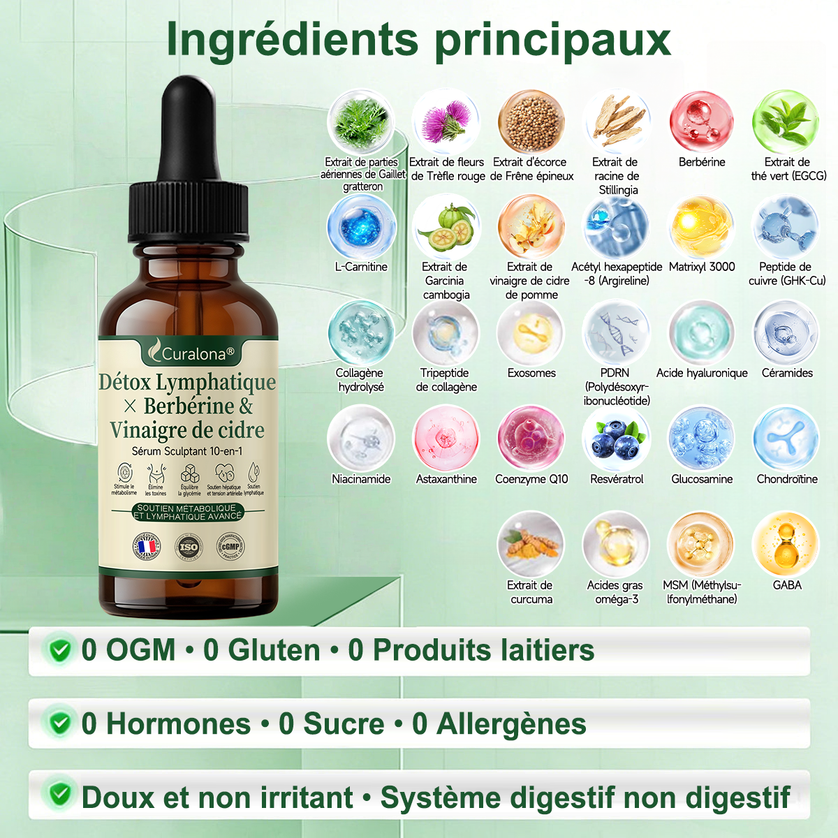 🔥 Nouveauté ! | Curalona® Détox Lymphatique : Essence Sculptante 10-en-1. Éliminez les toxines, brûlez les graisses tenaces et favorisez la santé articulaire. (Ressentez votre corps s'alléger après seulement 7 jours d'utilisation continue !)