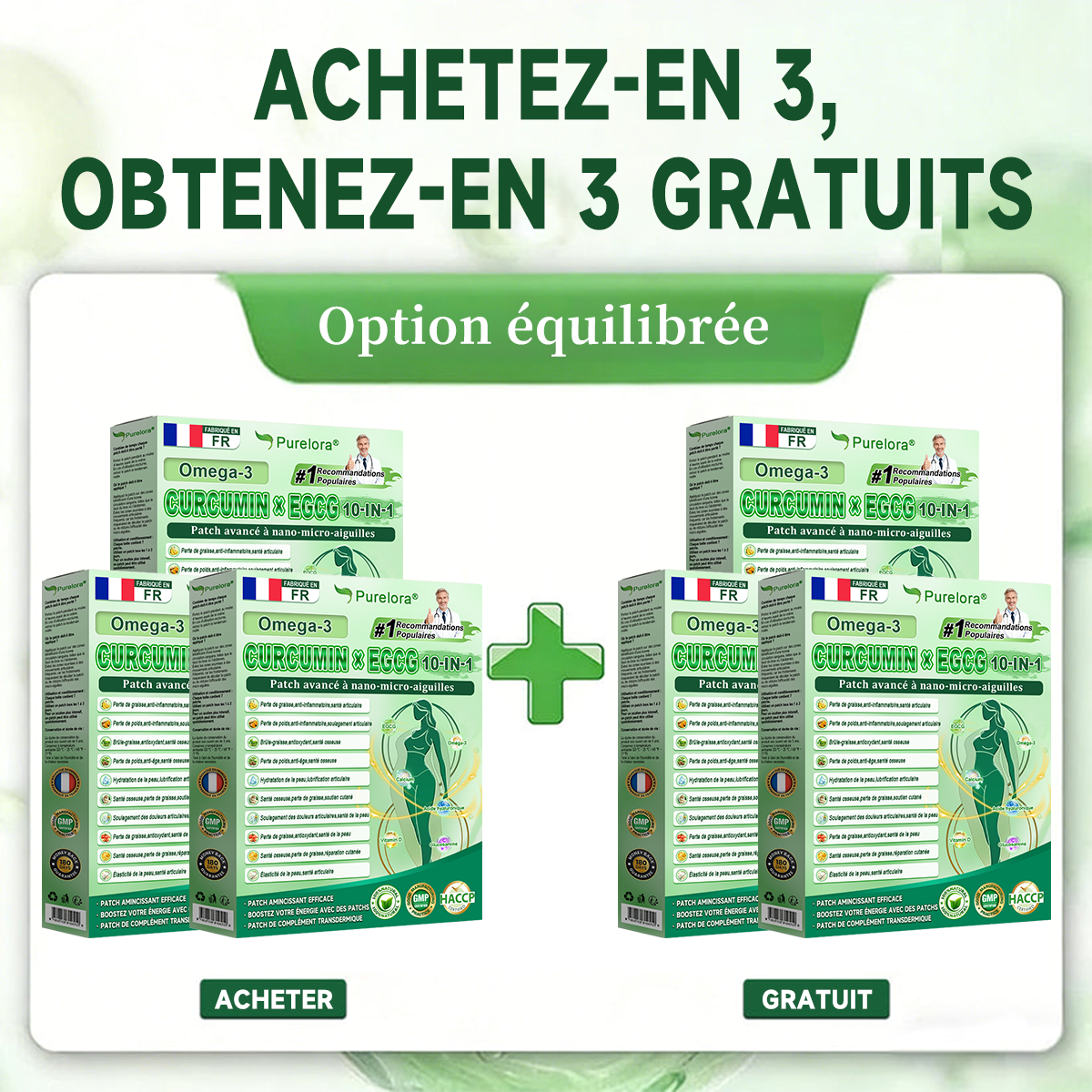 🔥 Nouveauté | Patch Purelora® 10-en-1 aux nanomicroneedles : Berbérine, Vinaigre de cidre et EGCG — Brûle les graisses tenaces • Réduit les rides • Favorise le confort articulaire (Résultats visibles en seulement 7 jours)
