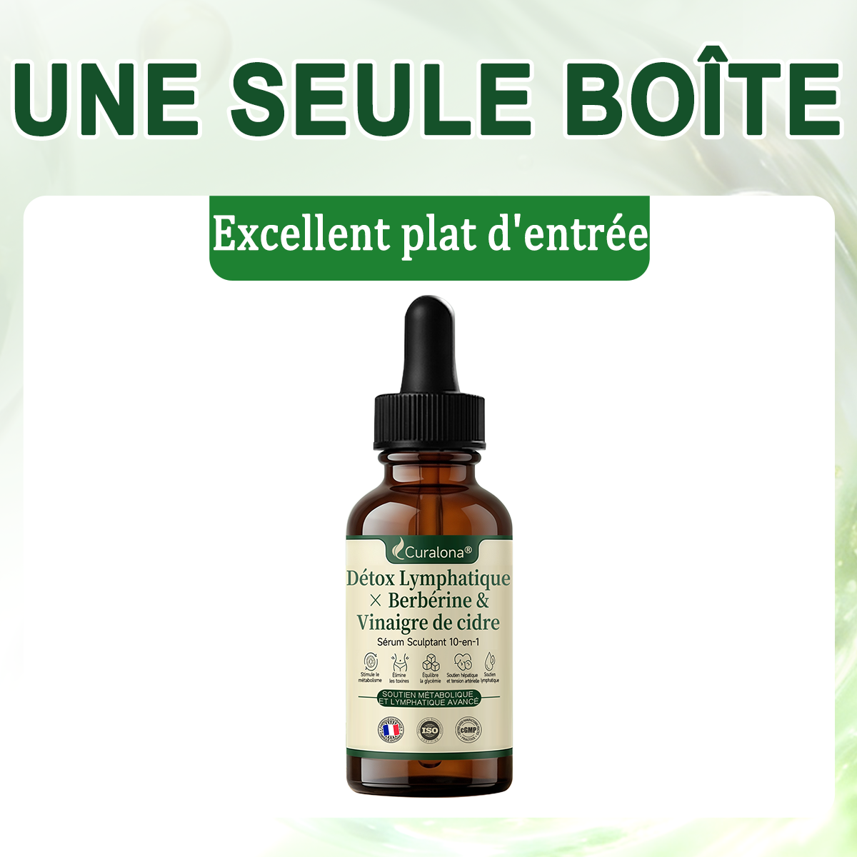 🔥 Nouveauté ! | Curalona® Détox Lymphatique : Essence Sculptante 10-en-1. Éliminez les toxines, brûlez les graisses tenaces et favorisez la santé articulaire. (Ressentez votre corps s'alléger après seulement 7 jours d'utilisation continue !)