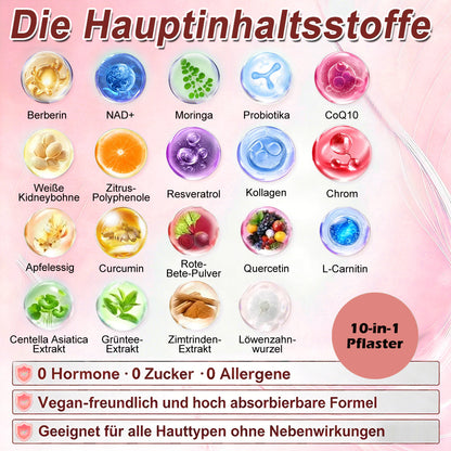 💖𝑶𝒏𝒍𝒊𝒏𝒆-𝑨𝒑𝒐𝒕𝒉𝒆𝒌𝒆丨Purelora® Moringa Berberine NAD+ 10-in-1 Nano-Mikronadel-Patch (Nur einmal täglich, sichtbare Veränderungen in 7 Tagen) ✅ Für Übergewicht, lockere Haut, Diabetes, Schlafapnoe, Gelenkprobleme und mehr