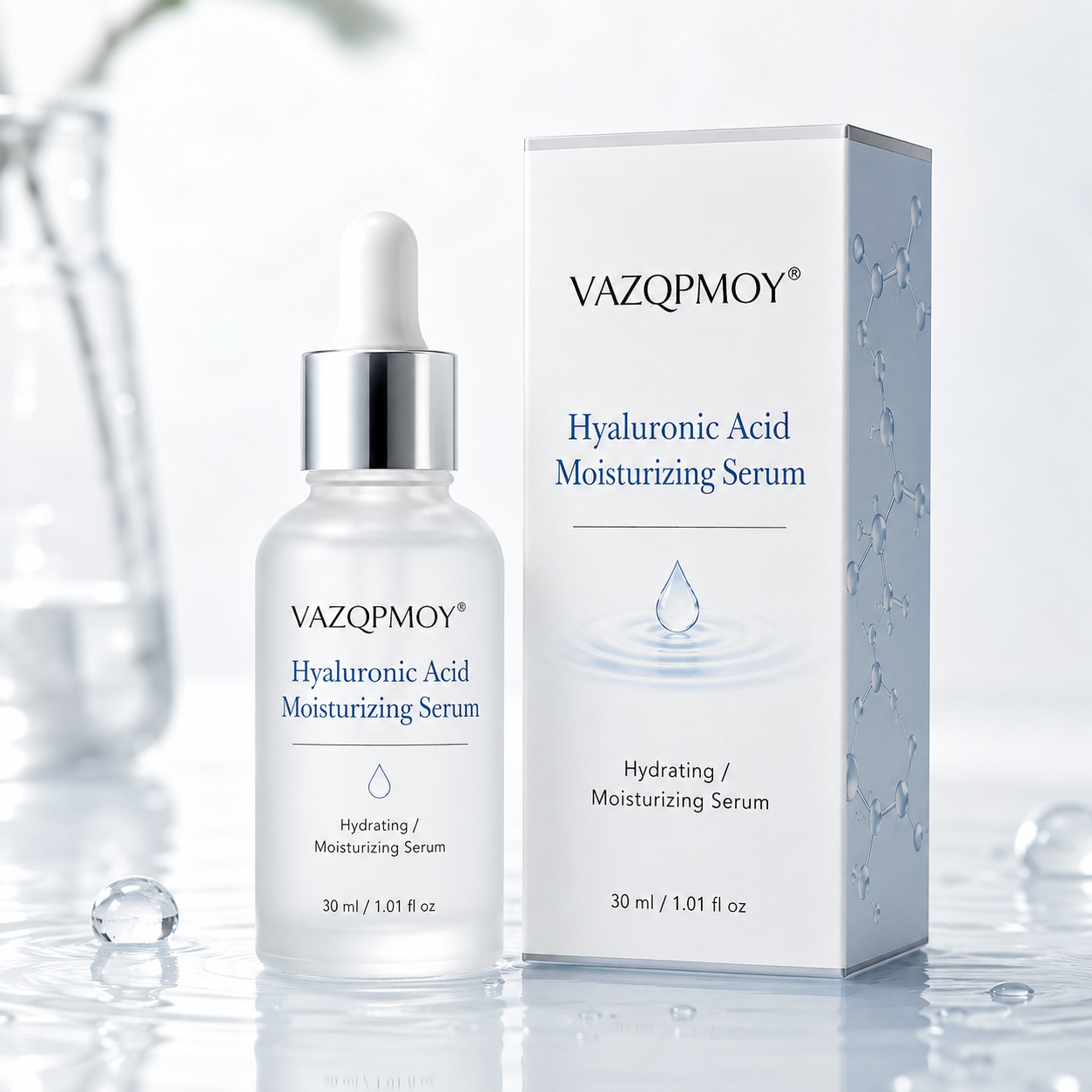 VAZQPMOY® Sérum hydratant à l'acide hyaluronique