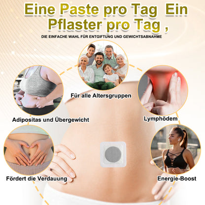 Curalona® Schlankheitspflaster mit Bienengift · Berberin · Astaxanthin-Detox-Formel  (Sichtbare Körperkontur • Linderung von Wassereinlagerungen • Glättung von Cellulite • Aktivierung des Stoffwechsels)  7-Tage-Programm zur Lymph-Detox & Fettverbrennung