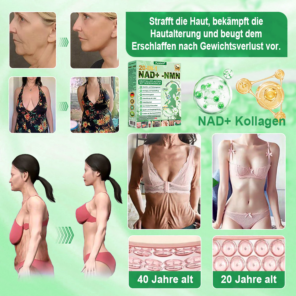 🔥 Neu eingetroffen | Purelora® Crystal Microneedle Nano-System mit NAD⁺-Aktivierung & 20-in-1 Slim- & Healthy-Patch-Lösung
