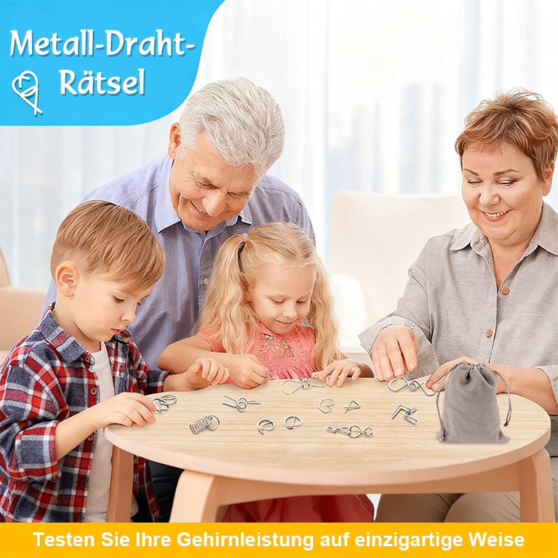 Das beste Weihnachtsgeschenk 🎁 Metall-Montessori-Puzzle zum Knobeln