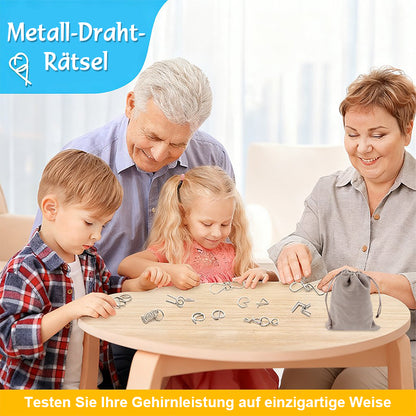 Das beste Weihnachtsgeschenk 🎁 Metall-Montessori-Puzzle zum Knobeln