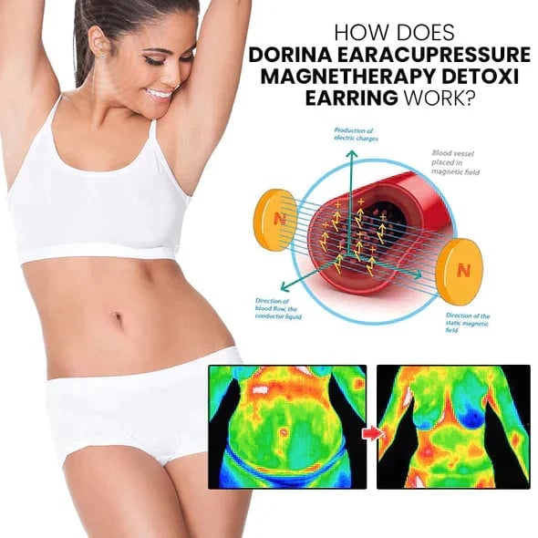 🔥𝐂𝐙𝐓𝐈𝐂𝐋𝐄® Lymphvity MagneTherapy Germanium Ohrringe💎 (Einmal täglich getragen, sichtbare Veränderungen in 7 Tagen) Unterstützung bei Übergewicht, Diabetes, Schlafapnoe und Gelenkbeschwerden 🍃
