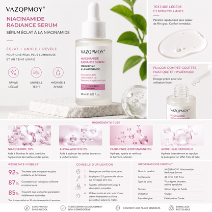 VAZQPMOY® Sérum Éclat à la Niacinamide