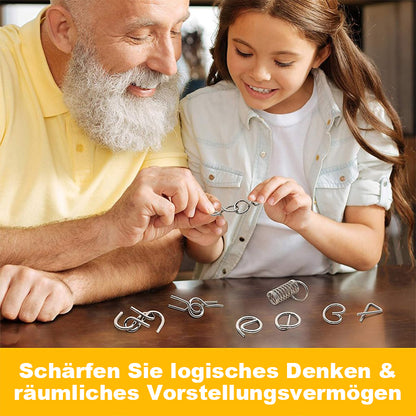 Das beste Weihnachtsgeschenk 🎁 Metall-Montessori-Puzzle zum Knobeln