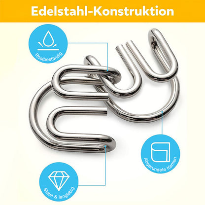 Das beste Weihnachtsgeschenk 🎁 Metall-Montessori-Puzzle zum Knobeln