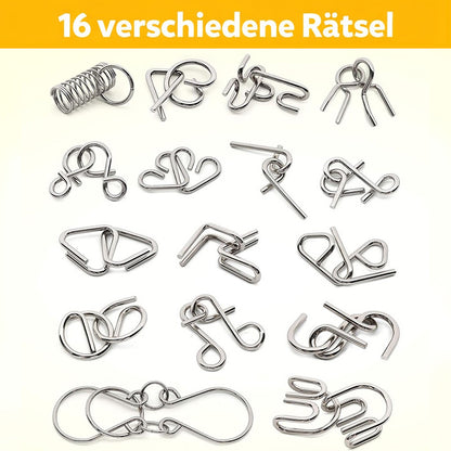 Das beste Weihnachtsgeschenk 🎁 Metall-Montessori-Puzzle zum Knobeln