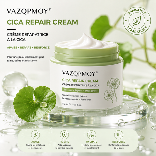 VAZQPMOY® Crème réparatrice Cica