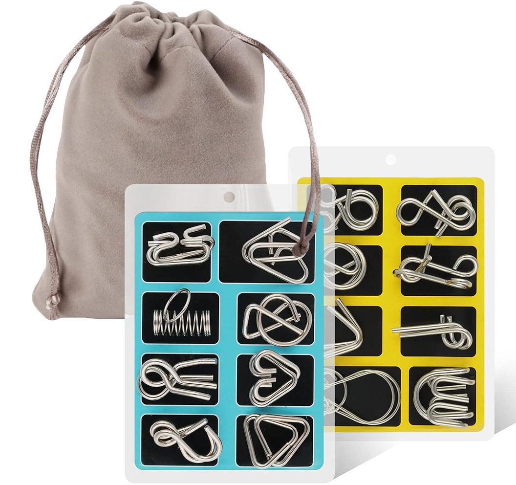 Das beste Weihnachtsgeschenk 🎁 Metall-Montessori-Puzzle zum Knobeln