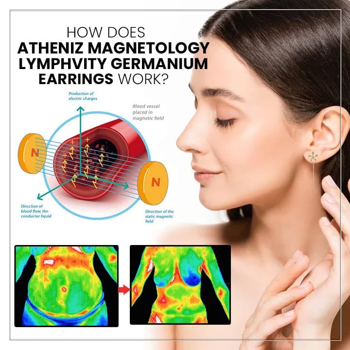 🔥𝐂𝐙𝐓𝐈𝐂𝐋𝐄® Lymphvity MagneTherapy Germanium Ohrringe💎 (Einmal täglich getragen, sichtbare Veränderungen in 7 Tagen) Unterstützung bei Übergewicht, Diabetes, Schlafapnoe und Gelenkbeschwerden 🍃