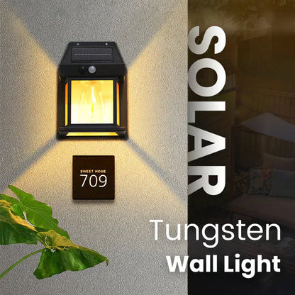 🎁Kaufen Sie 2 Erhalten Sie 1 Gratis⏳Bewegungssensor Solar-Wolfram-Wandleucht