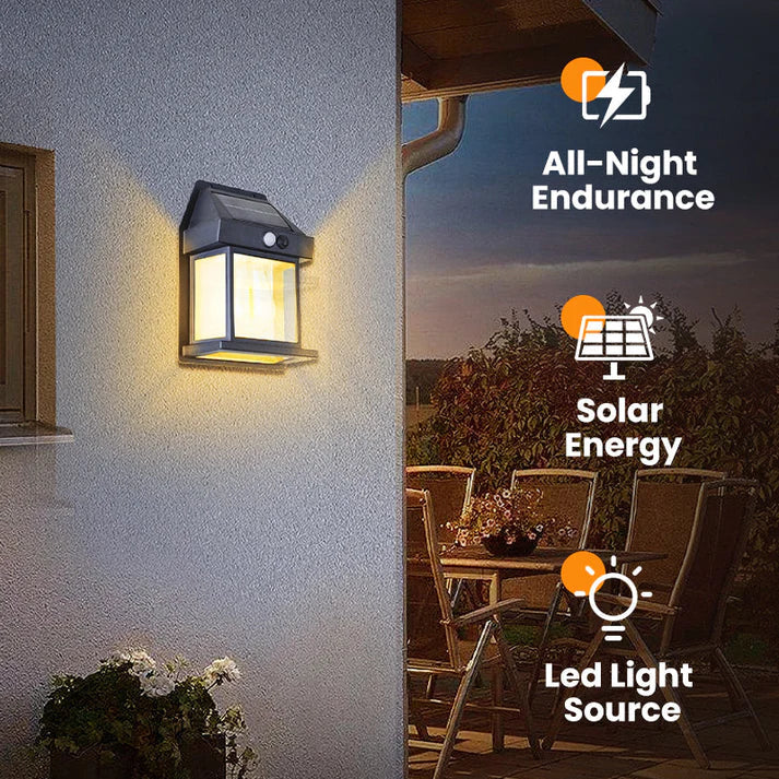 🎁Kaufen Sie 2 Erhalten Sie 1 Gratis⏳Bewegungssensor Solar-Wolfram-Wandleucht